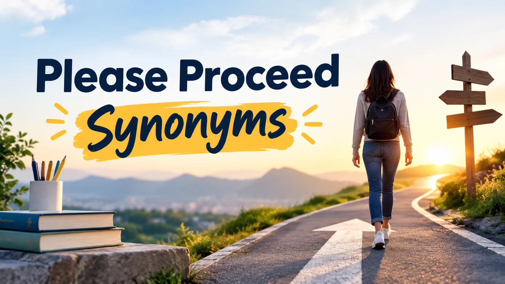Other Terms for Please Proceed Meaning Synonyms